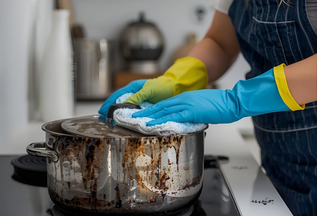Deep Cleaning for Burnt, Stained or Discolored Ceramic Cookware