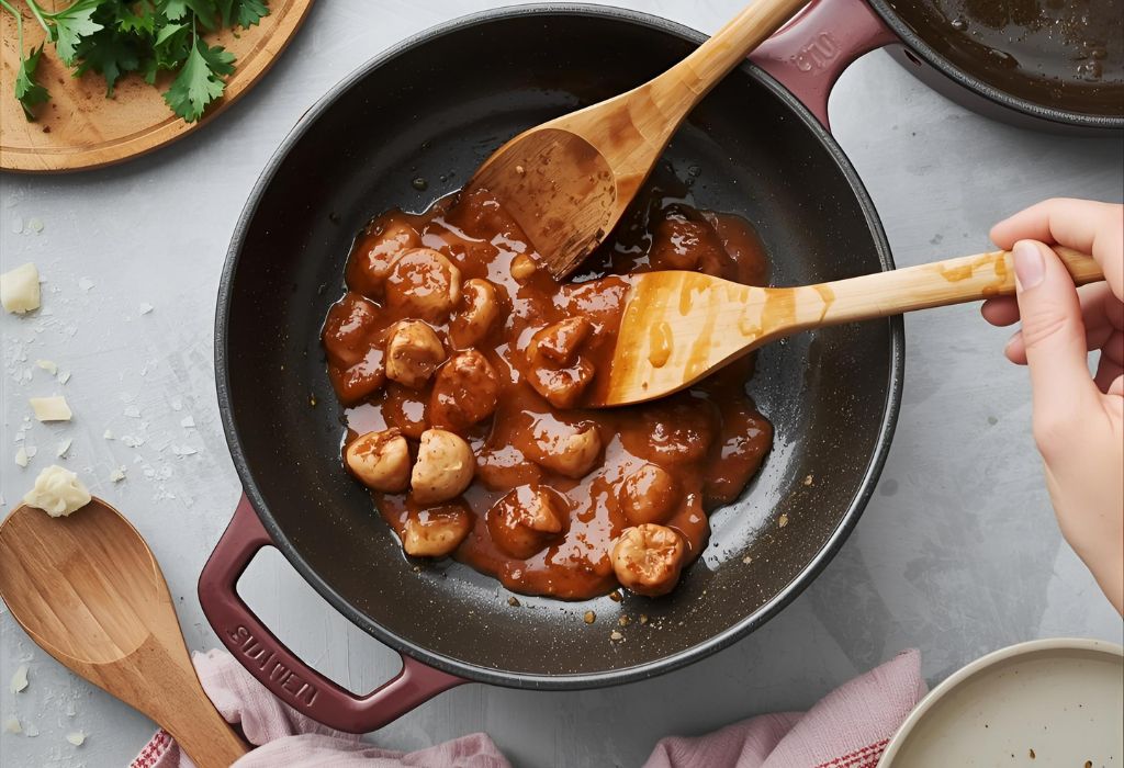 With Ceramic Cookware
