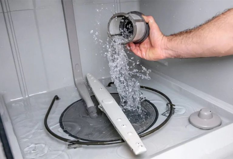 How to Drain a Dishwasher with Standing Water Fast