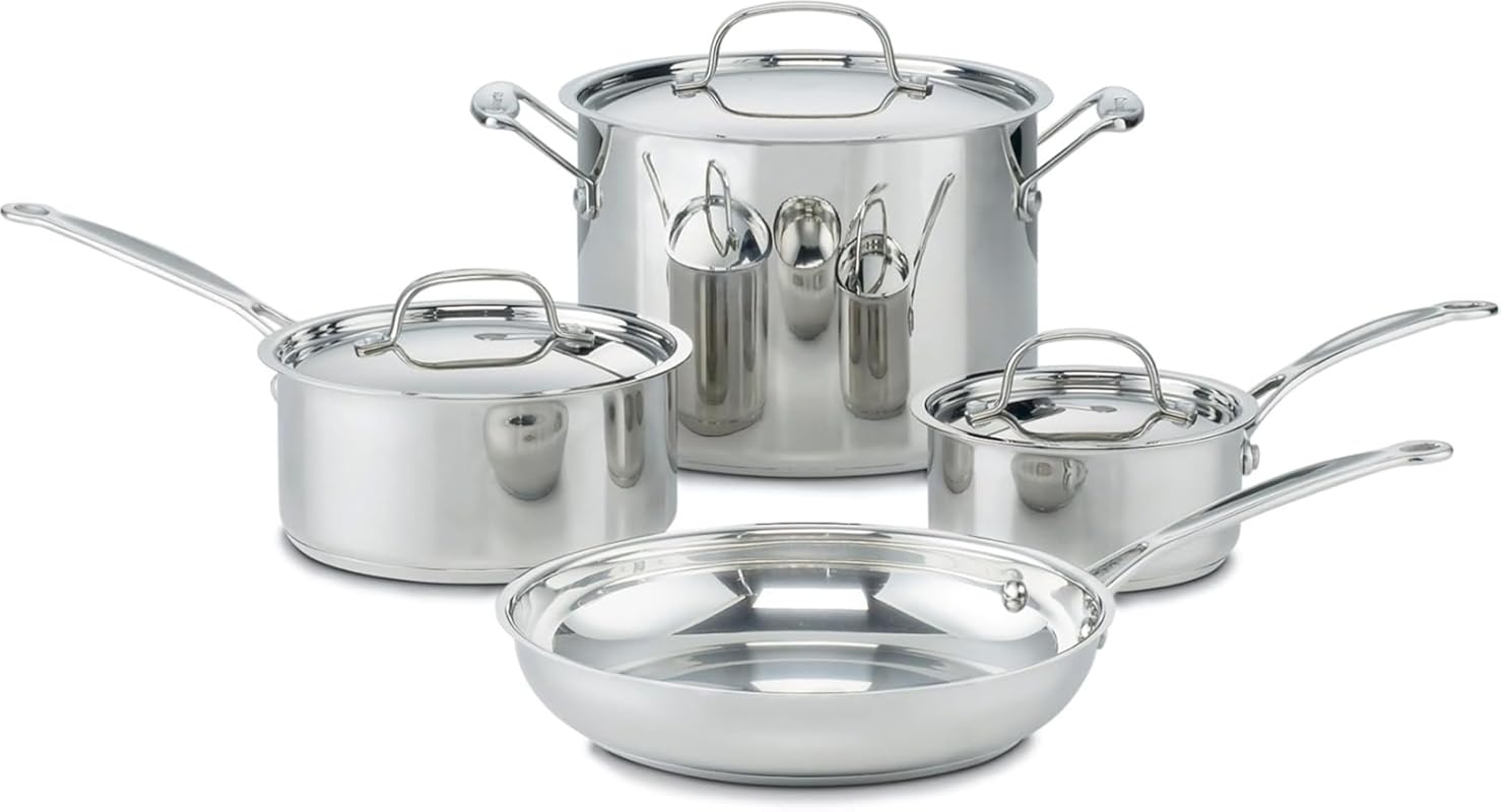 Cuisinart Chef's Classic Stainless Steel 7-Piece Cookware Set, An Idea
