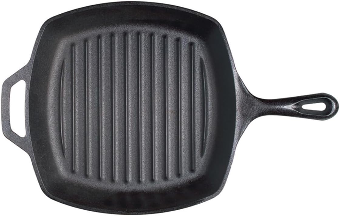 Lodge 10.5-inch Square Cast Iron Grill Pan: Versatile and Durable Cook