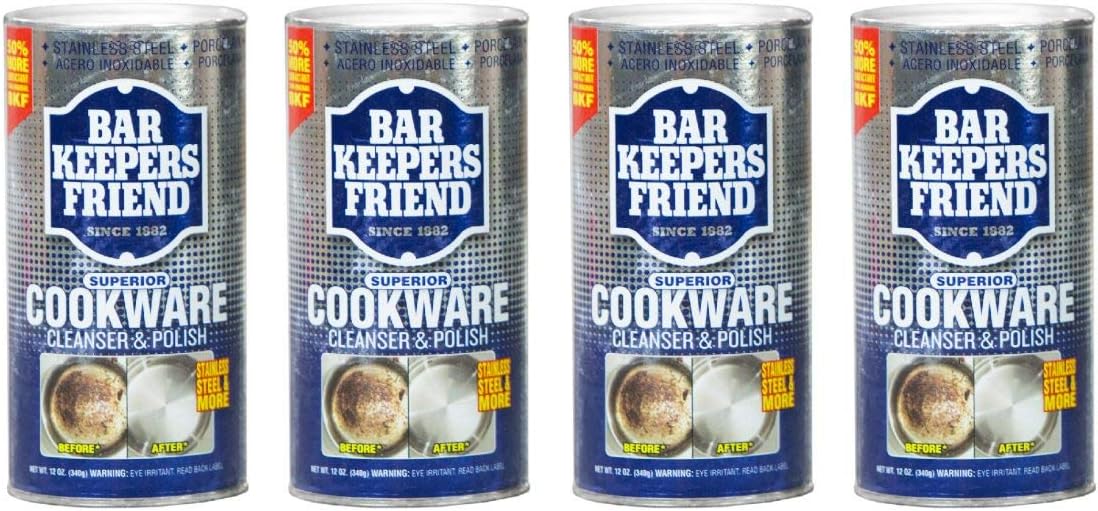 BAR KEEPERS FRIEND Cookware Cleanser, 12-Ounce ']