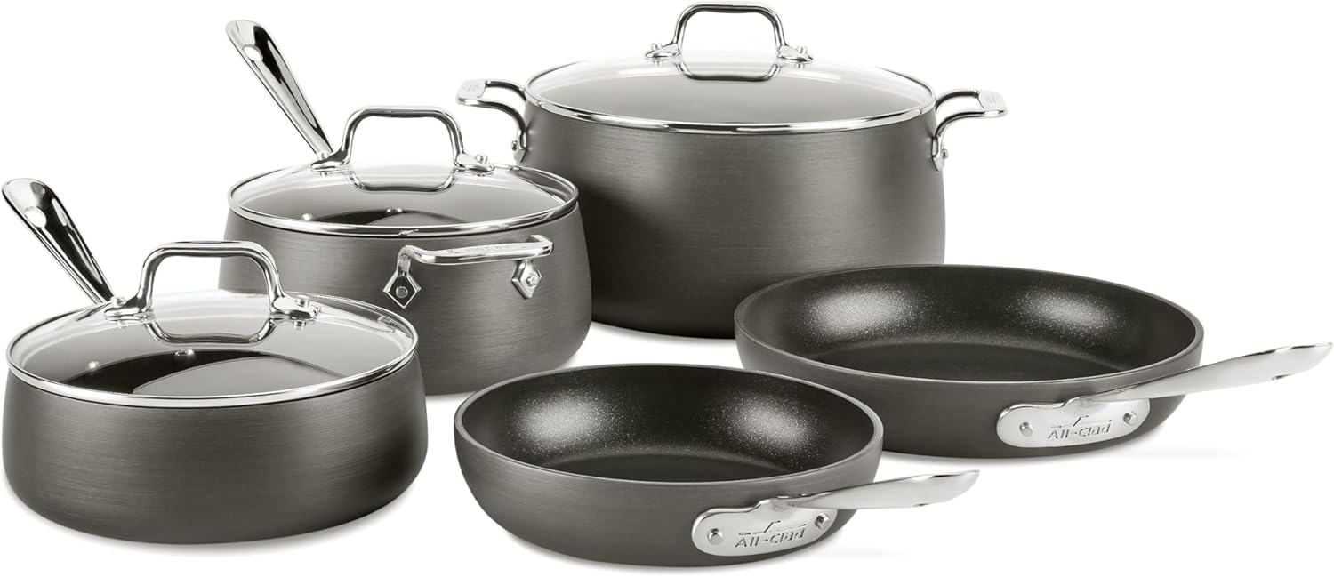 All-Clad Nonstick Cookware Set: Hard Anodized Excellence from a Top Cl