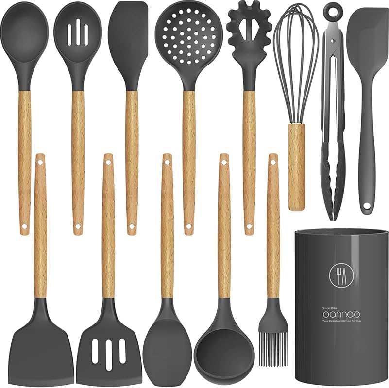 Silicone Cooking Utensils Kitchen Utensil Set