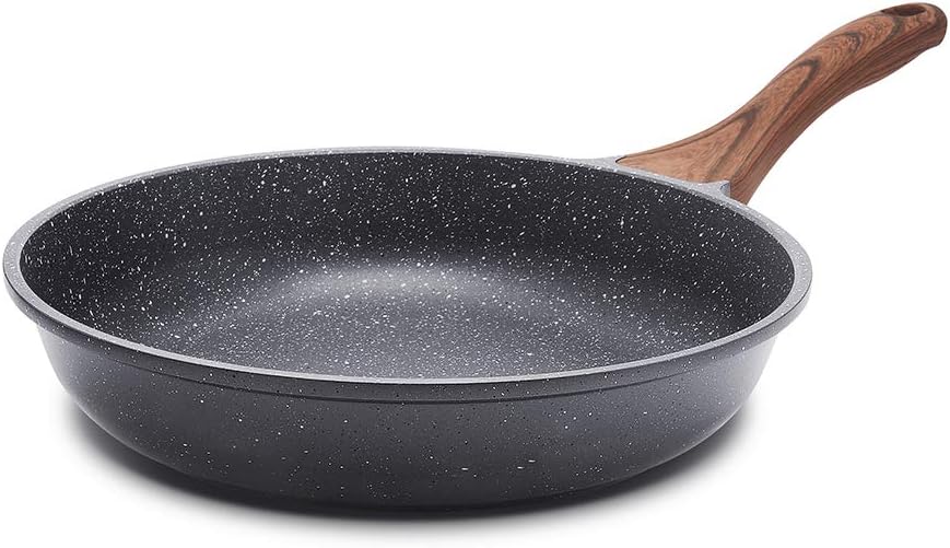 SENSARTE Nonstick Stone Skillet, Swiss Granite Frying Pan, Perfect for