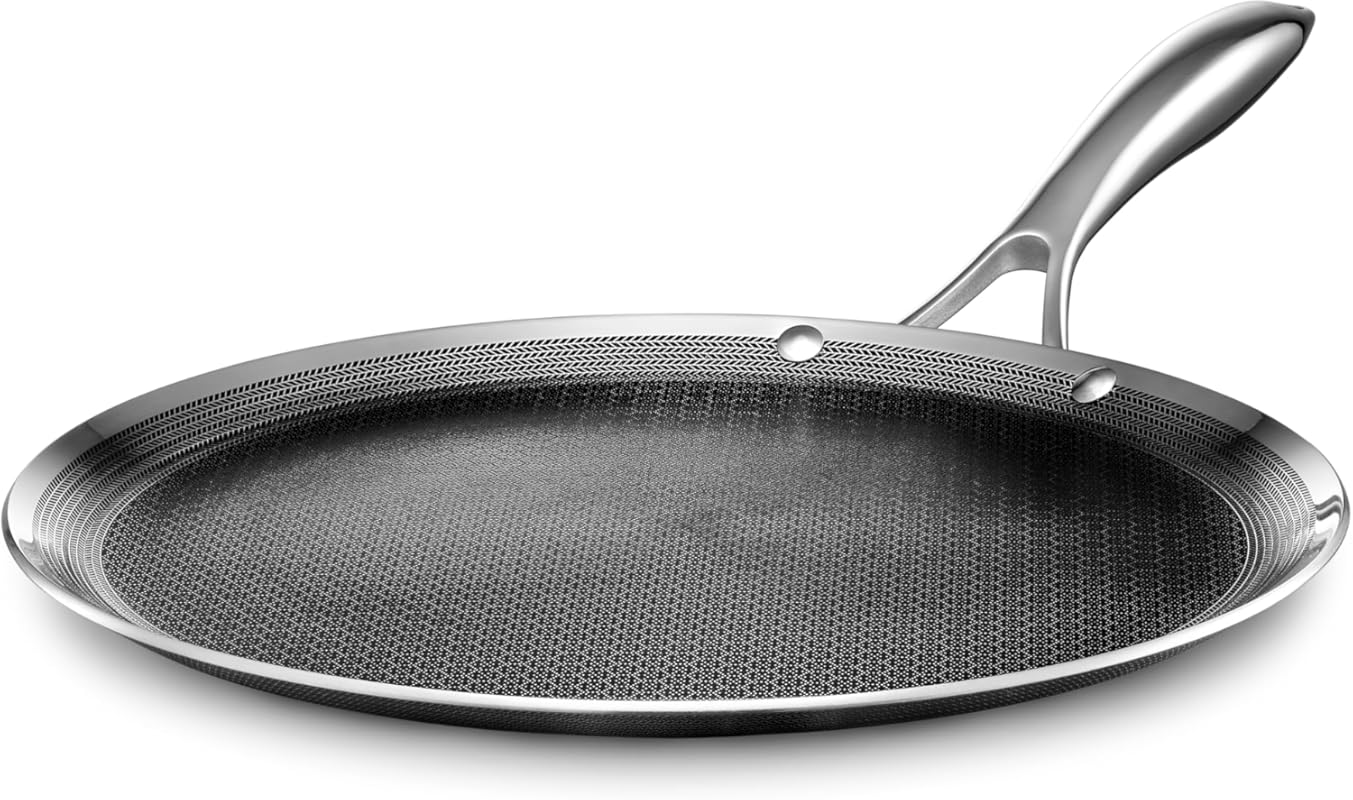 HexClad Hybrid Nonstick 12-Inch Griddle Pan: Versatile Everyday Cookwa