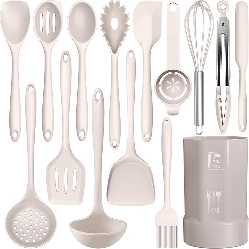 Best Silicone Cooking Utensils Set for Nonstick Cookware - Turner, Spa