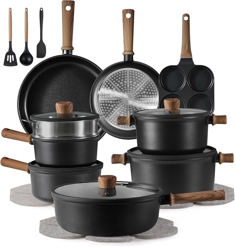 The Carote Nonstick Induction Cookware Set: Pots and Pans for Every Ki