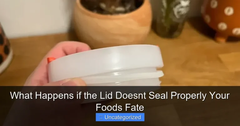 What Happens if the Lid Doesnt Seal Properly Your Foods Fate