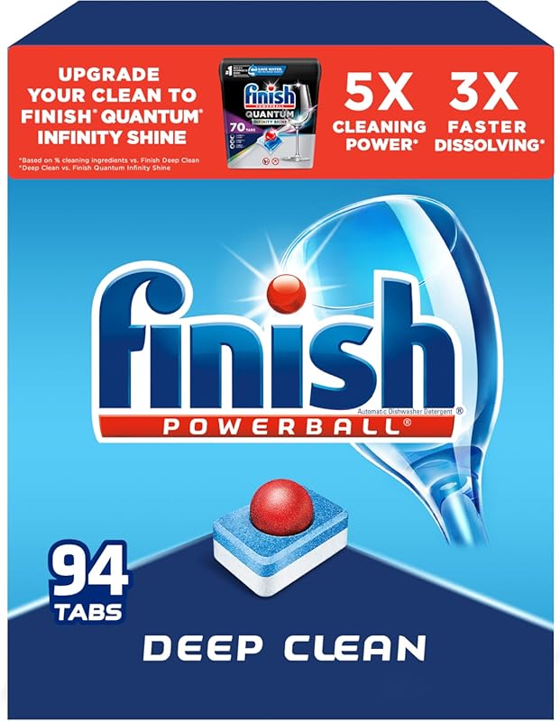 Finish Powerball Dishwasher Detergent Tabs