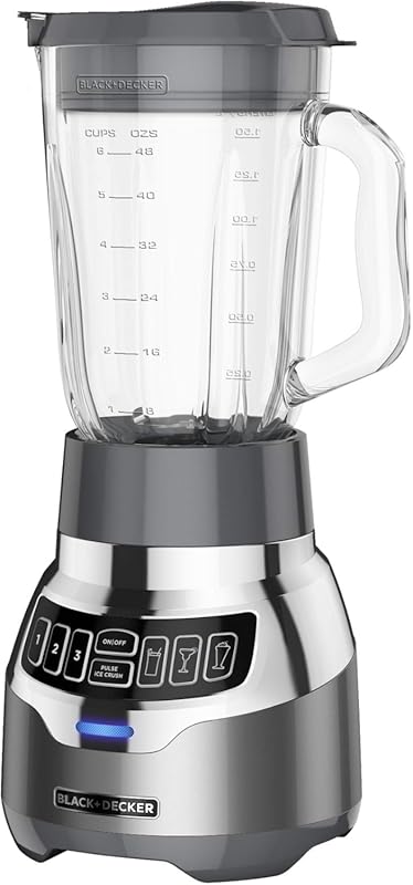 BLACK+DECKER PowerCrush Digital Blender: Featuring Quiet Technology fo
