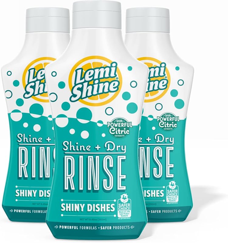 Lemi Shine Shine + Dry Natural Dishwasher Rinse Aid