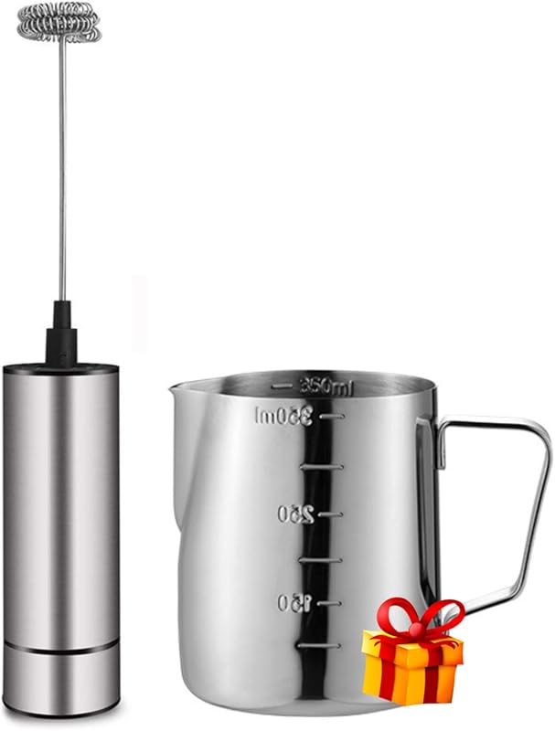 Handheld Battery Operated Milk Frother: Create Cold Foam for Lattes an