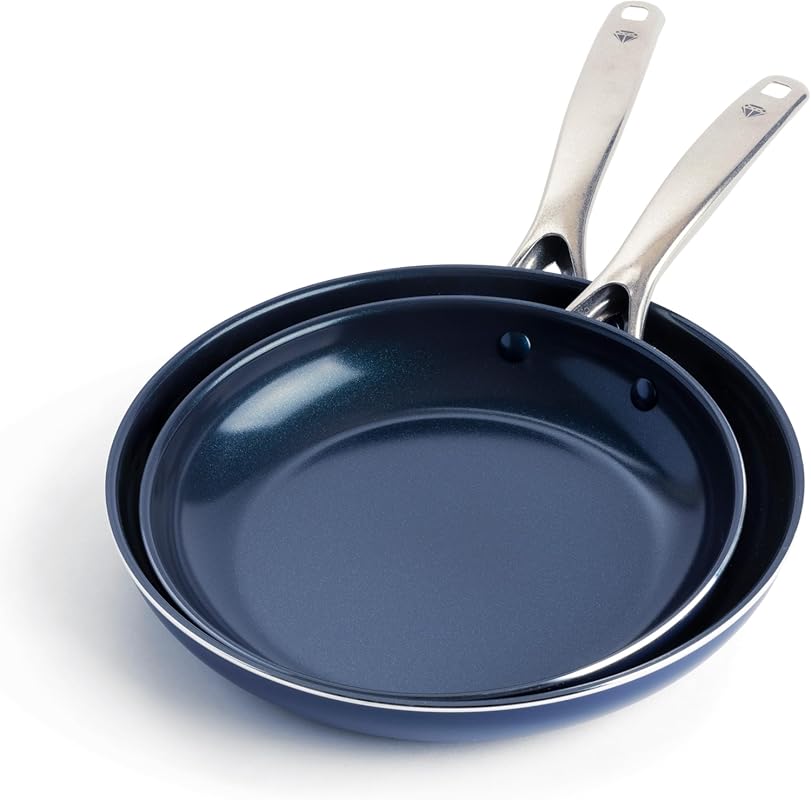 Blue Diamond Nonstick Fry Pan Skillet Set