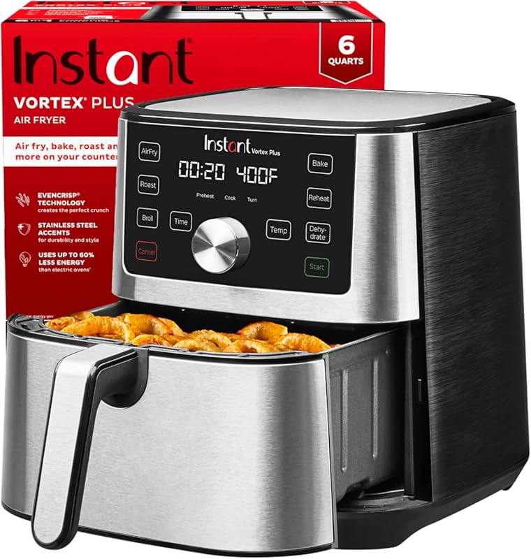 Instant Pot Vortex Plus 6QT XL Air Fryer, a versatile 6-in-1 cooking a