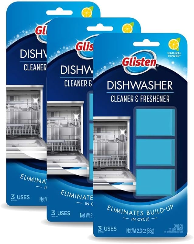 Glisten Dishwasher Cleaner and Freshener Tablets