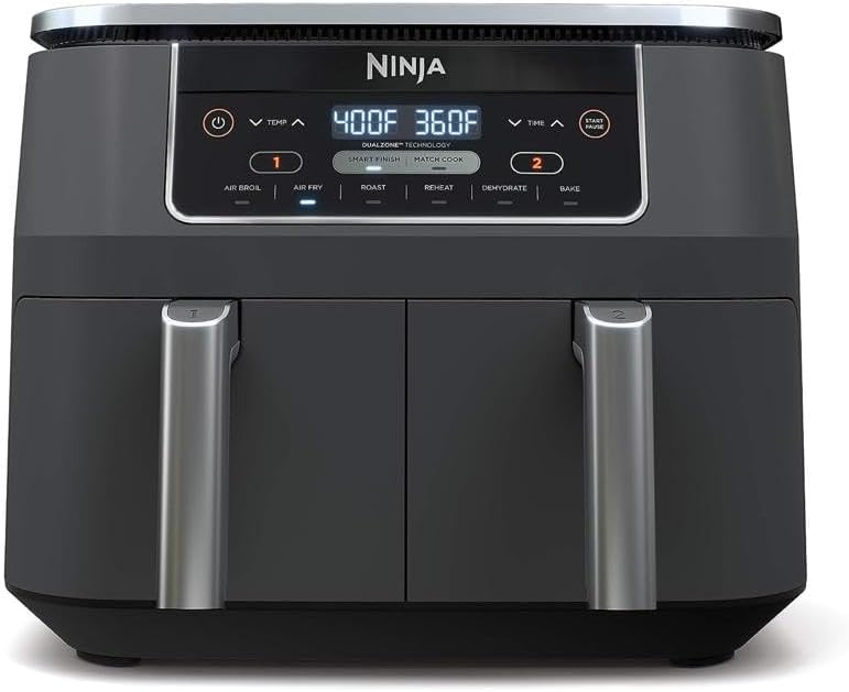 Ninja Foodi DualZone Air Fryer: 8-Quart, Two Baskets for Roasting and 