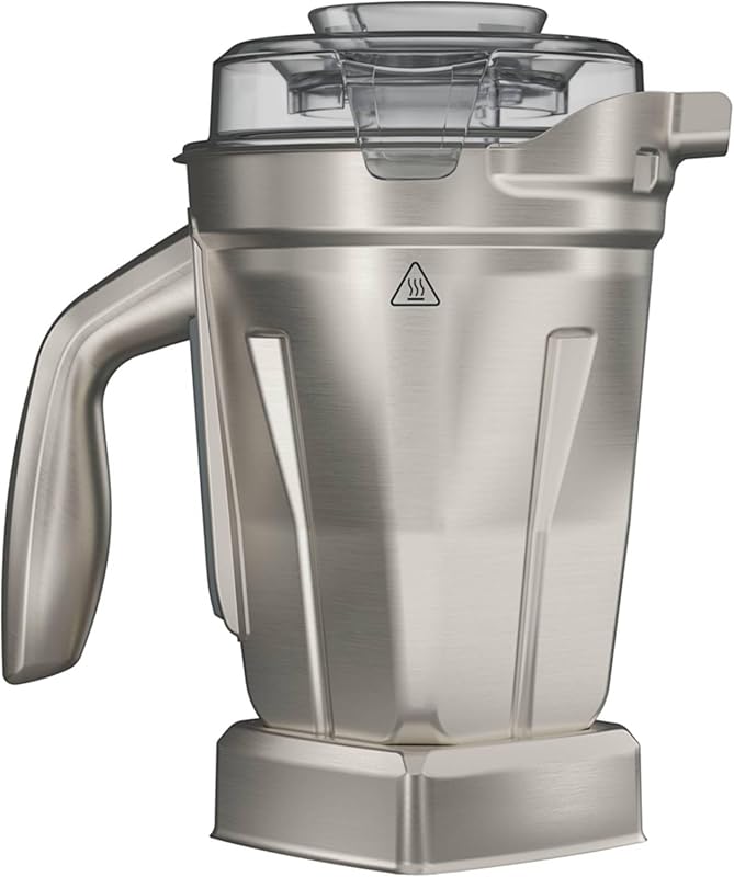 Vitamix 48oz Stainless Steel Blender Container with Clear Lid and Stai