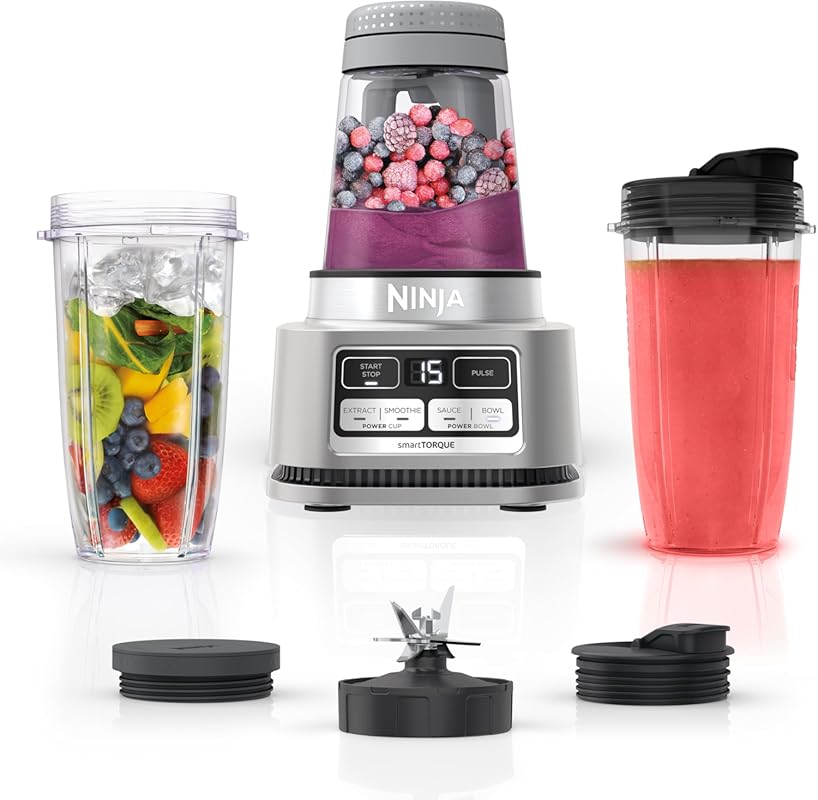Ninja Foodi Personal Smoothie Maker SS101: Powerful 1200W, Premium Ble