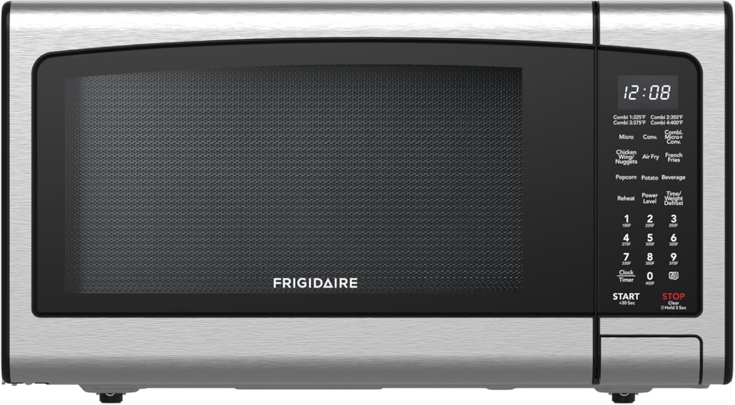 Frigidaire 1.2 cu ft Air Fryer Convection Microwave Oven, Stainless St