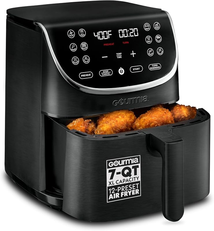 Gourmia 7 Qt Large Capacity Air Fryer