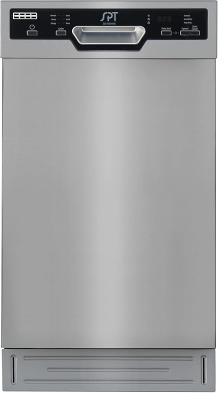 SPT 18-Inch Built-in Stainless Steel Dishwasher