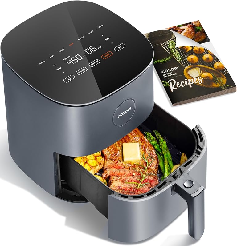 Cosori Air Fryer Pro: Compact 5 Quart Ceramic Air Fryer with a Nonstic