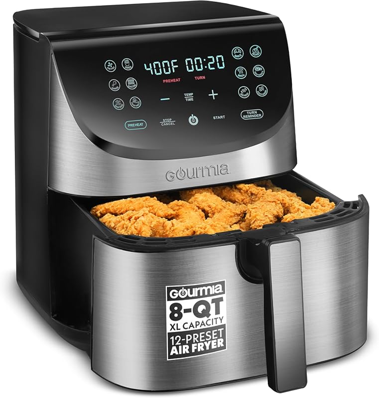 Gourmia 8 Qt Extra Large Digital Air Fryer