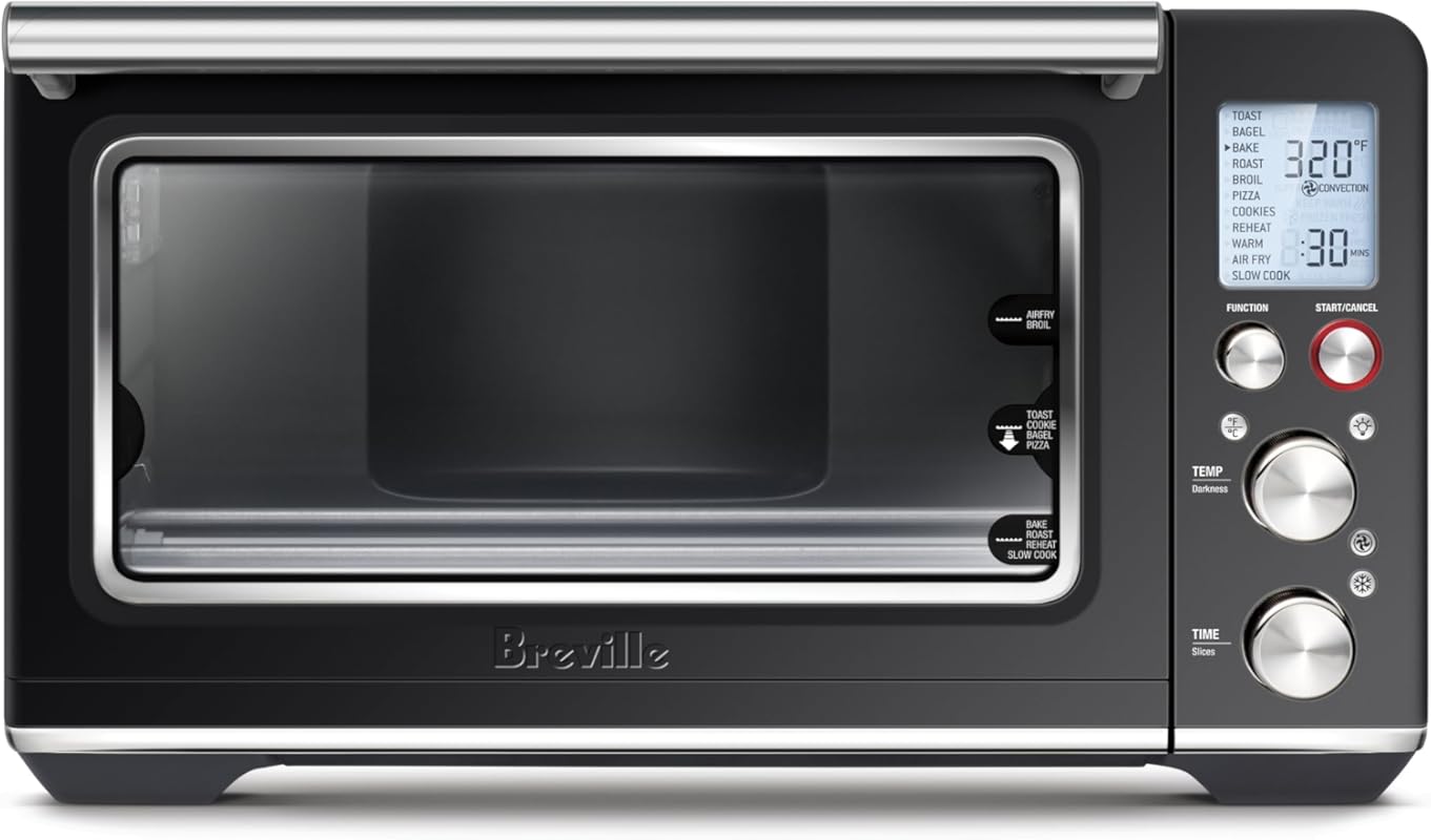 Breville Smart Oven Air Fryer and Convection Oven in a Black Truffle Finish