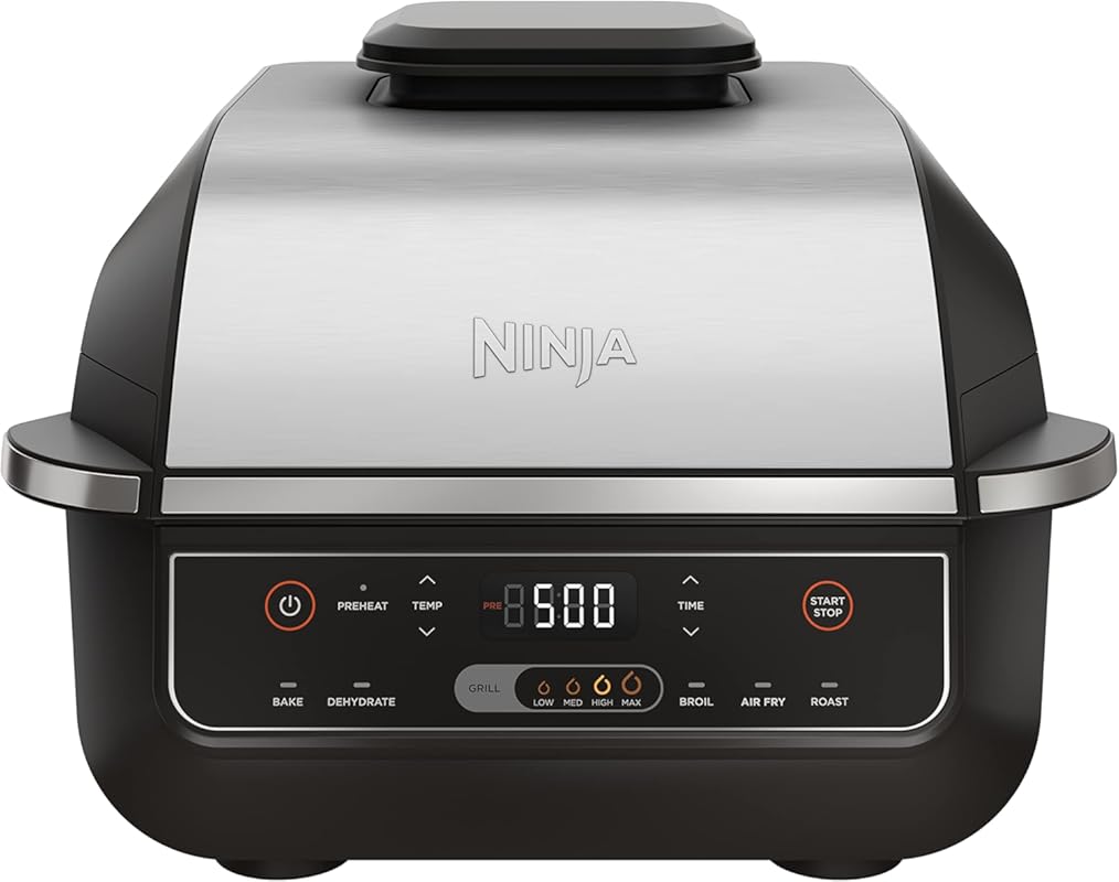 Ninja Foodi 6-in-1 Indoor Grill with Air Fry, Roast, Bake, and Dishwas