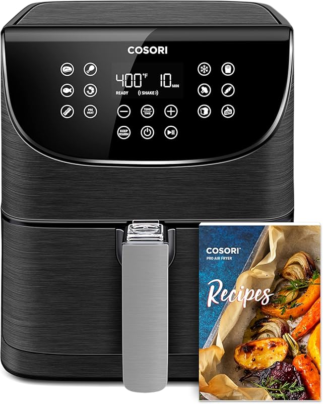 COSORI Pro Gen 2 Air Fryer 5.8QT with Dishwasher-Safe Detachable Square Basket