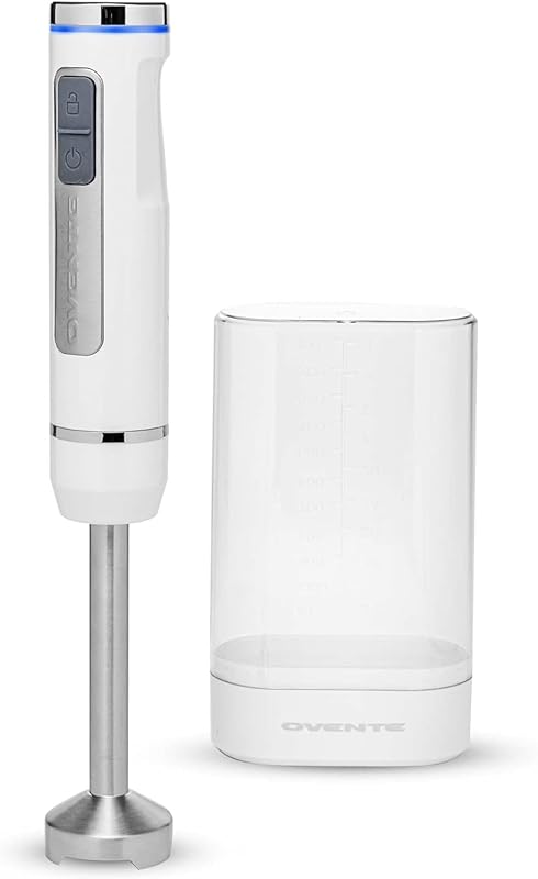 Cordless Rechargeable Handheld Immersion Blender with 8 Speeds for Smo
