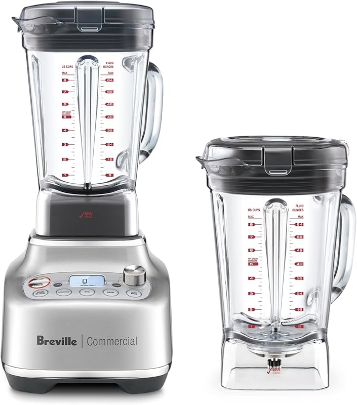 The Breville Commercial Super Q Pro Blender offers a powerful 68 oz ca