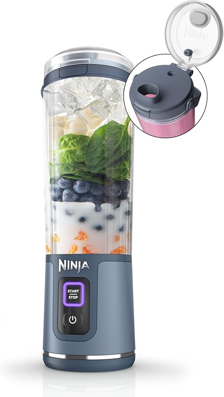 Ninja Blast Portable Blender: Cordless, 18 oz, USB-C Rechargeable, Lea