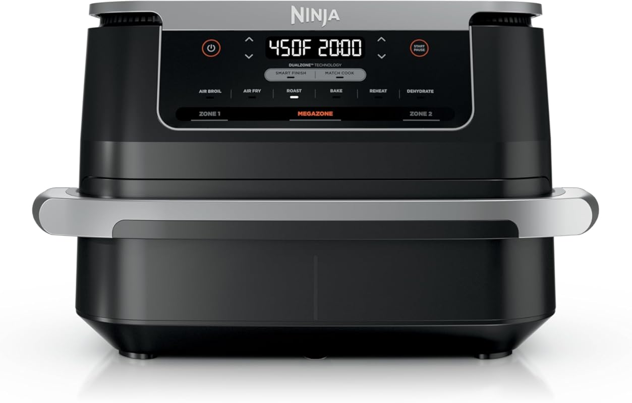 Ninja Foodi 7-QT FlexBasket Air Fryer. Air Fry/Roast two foods, perfec