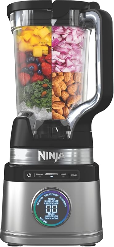 Ninja TB201 Detect Power Blender Pro: 1800W, BlendSense, 72oz Pitcher