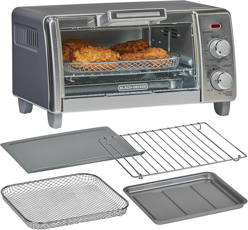 BLACK+DECKER Crisp 'N Bake 4-Slice Air Fry Toaster Oven