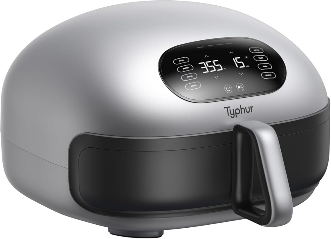 Typhur Dome 2 Smart XL Air Fryer, Superior Airflow, Self-Cleaning, PFA