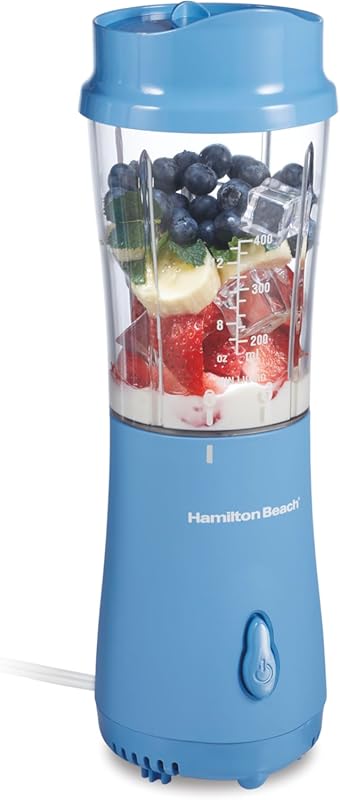 Hamilton Beach Portable Blender for Shakes and Smoothies. 14 Oz BPA-Fr