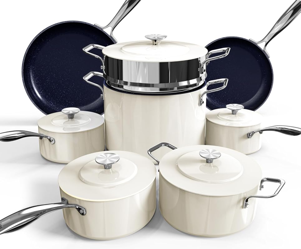 Nuwave Lux 13-Piece Forged Lightweight Cookware Set