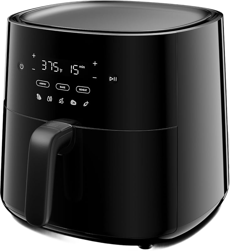 Frigidaire 3-in-1 Air Fryer: 5.3 QT with Digital Display and Shake Rem
