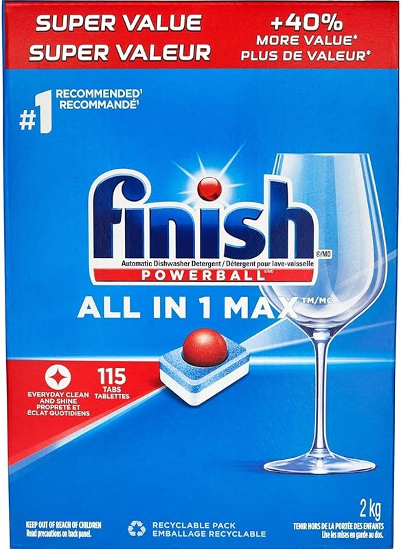 Finish Powerball All-in-1 Dishwasher Detergent Tablets Fresh Scent