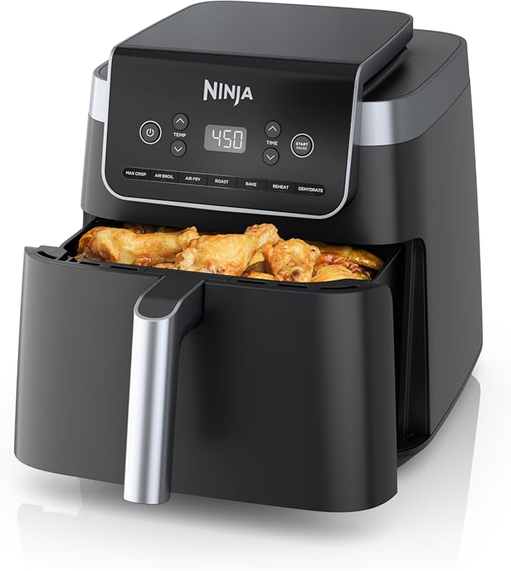 Ninja 6.5 QT XL Air Fryer: 7-in-1 Max Crisp, Broil, Air Fry, Roast, Ba