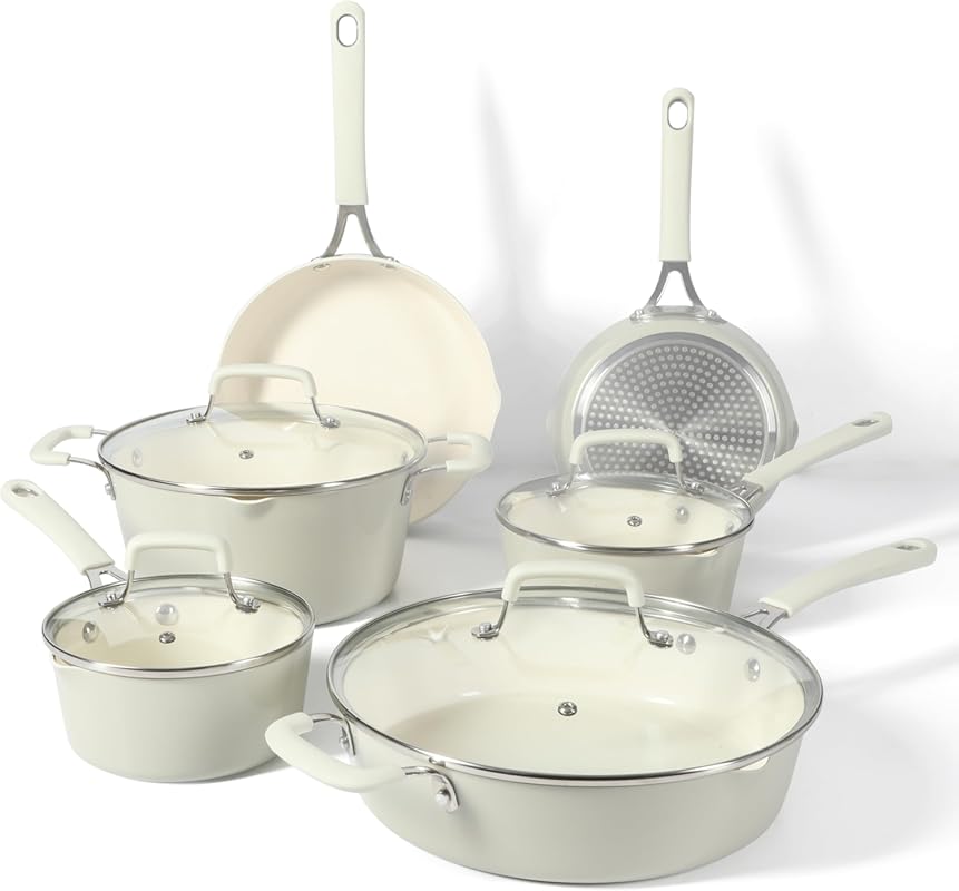 Martha Stewart Heathland Premium Nonstick PFA Free Ceramic Interior 10