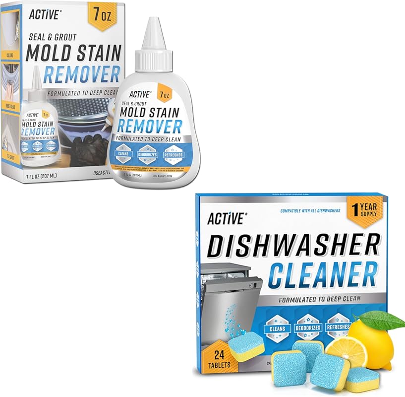 ACTIVE Dishwasher Cleaner and Mold Stain Remover