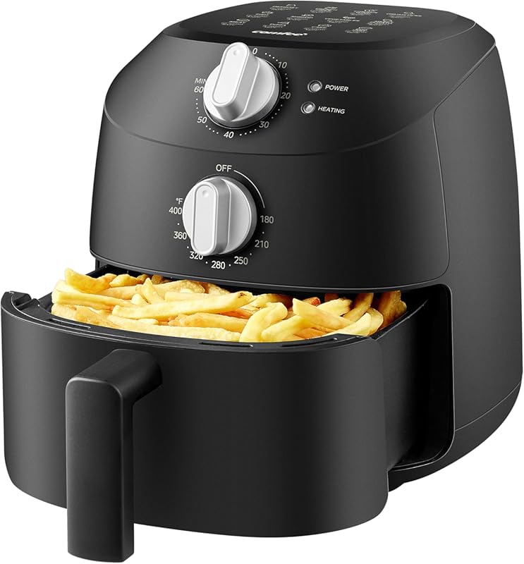 COMFEE' 2.1 Quart Compact Air Fryer: 12 Menu Options, Adjustable Timer