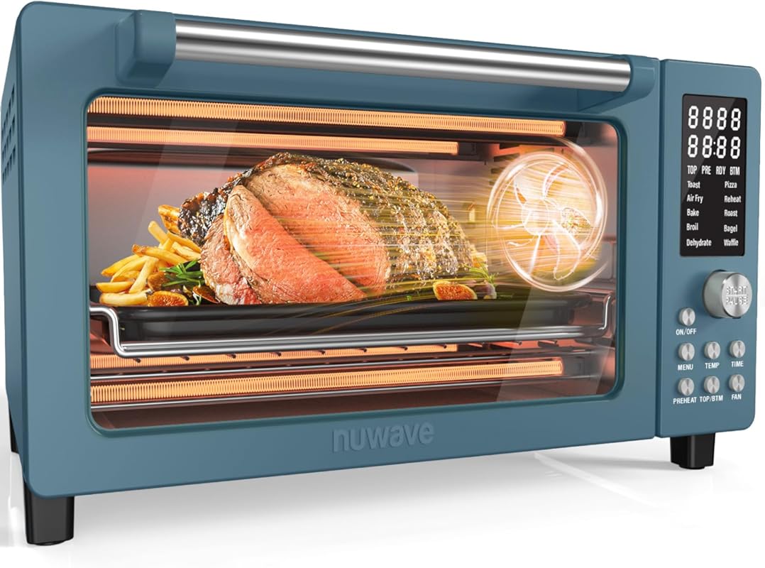 Nuwave Bravo Pro Smart Air Fryer Toaster Oven: 10-in-1 Convection Oven