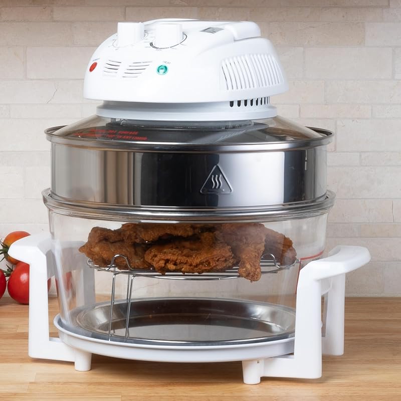 Classic Cuisine Halogen Glass Air Fryer Oven