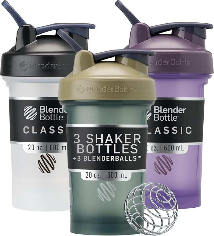 BlenderBottle Classic V2 Shaker Bottle Perfect for Protein Shakes and 