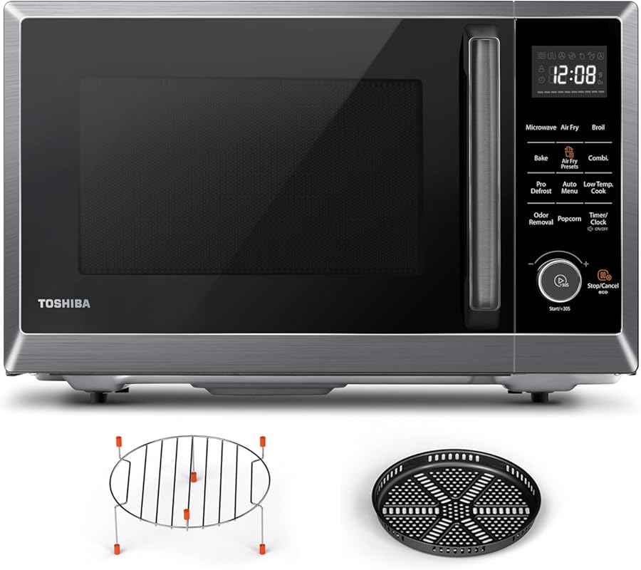 TOSHIBA Air Fryer Combo Countertop Microwave Oven with Convection and